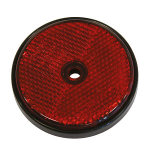 REFLECTEUR RONDE 70MM ROUGE 2PCS