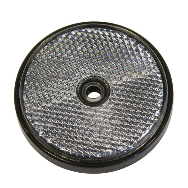 REFLECTEUR RONDE 70MM BLANC 2PCS
