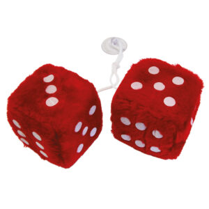 DES DE PELUCHE ROUGE