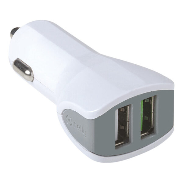 CELLY CHARGEUR DE VOITURE 2 USB 3.4 A BL