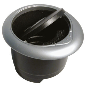 CENDRIER NOIR/ARGENT