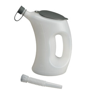 BROC GRADUE ET COUVERCLE, FLA, PE, 2 L,