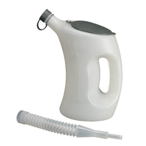 BROC GRADUE ET COUVERCLE, FLA, PE, 3 L,