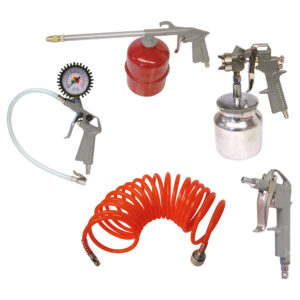 SET D OUTILS PNEUMATIQUES 5 PIECES