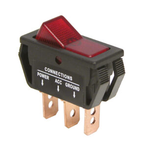 INTERRUPTEUR ON/OFF ROUGE 12V 20A