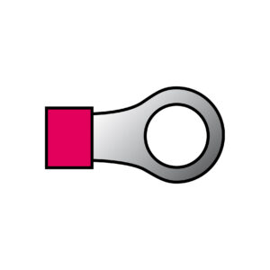 COSSES DE CABLES 635 ROUGE 10PCS