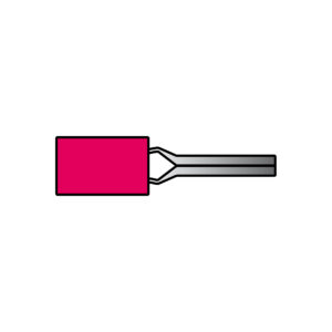 COSSES DE CABLES 566 ROUGE 10PCS