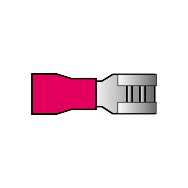 COSSES DE CABLES 741 ROUGE 10PCS