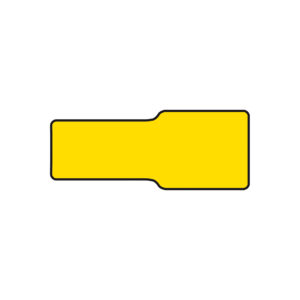 COSSES DE CABLES 849 JAUNE 10PCS