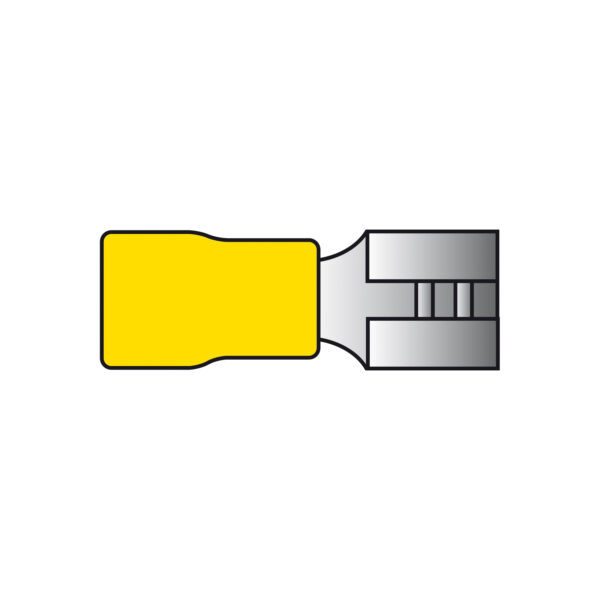 COSSES DE CABLES 543 JAUNE 10PCS