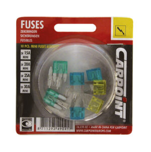 FUSIBLES MINI ASSORTI 15-30A 10PCS
