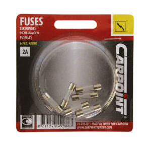 FUSIBLES RADIO 2A 6PCS
