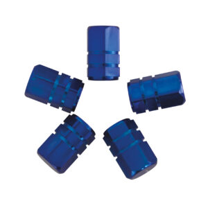 CHACHES DE VALVE PISTON 5PCS BLEU