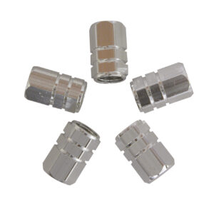 CHACHES DE VALVE PISTON 5PCS ARGENT