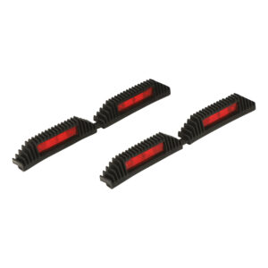 PROTEGES PORTIERES 220 MM NOIR DOUBLE 2X