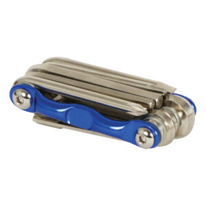 KIT D'OUTILLAGE VELO 11PIECES BLEU