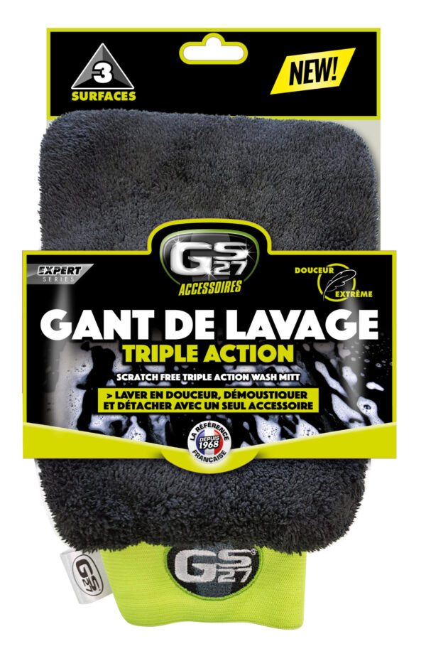 GANT DE LAVAGE TRIPLE ACTION