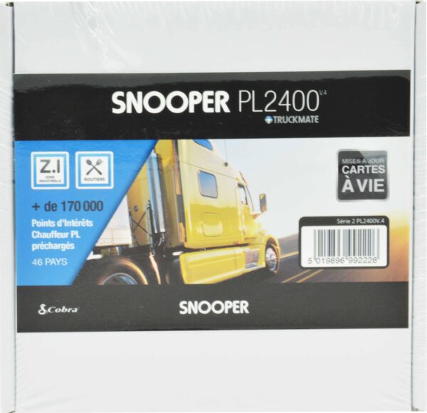 GPS Poids lourds SNOOPER PL2400 - carto gratuite à vie – Image 2