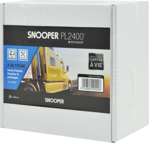 GPS Poids lourds SNOOPER PL2400 - carto gratuite à vie – Image 8