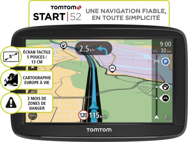 GPS TOMTOM Start 52 Europe 48 - carto gratuite à vie – Image 6
