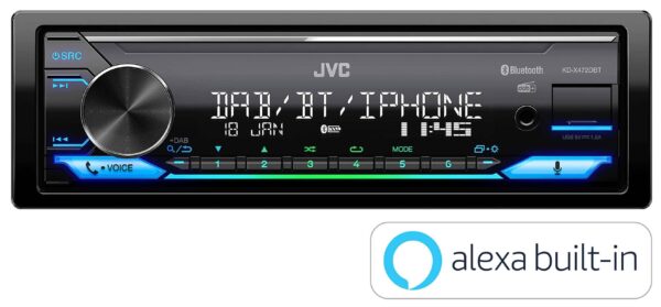 Autoradio numérique DAB+/USB/Bluetooth JVC KD-X472DBT vario – Image 2