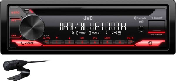 Autoradio CD/DAB+/USB/Bluetooth JVC KD-DB622BT