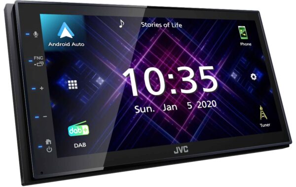Autoradio multimédia 2 DIN DAB+/USB/Bluetooth JVC KW-M565DBT – Image 2
