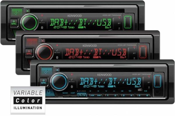 Autoradio CD/DAB+/USB/Bluetooth KENWOOD KDC-BT740DAB vario – Image 3