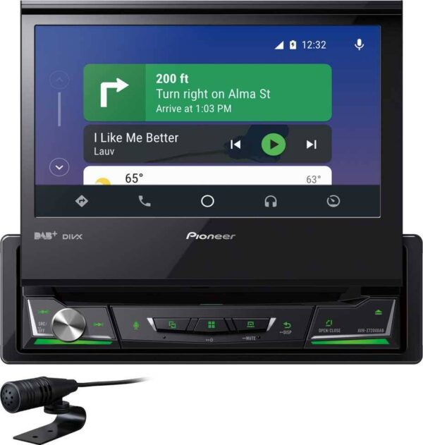 Autoradio multimédia motorisé DAB+ PIONEER AVH-Z7200DAB