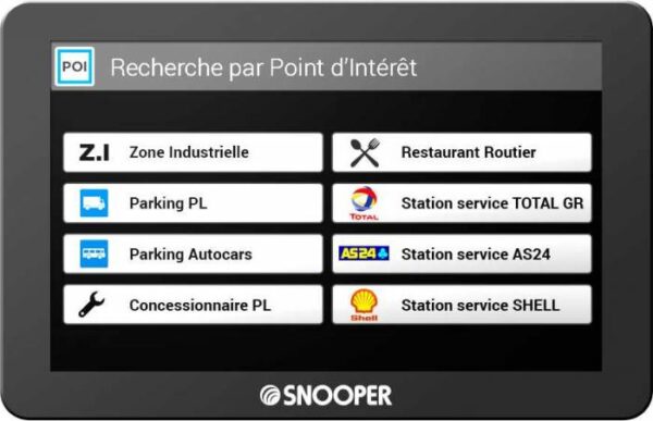 GPS Poids lourds SNOOPER PL5400 - carto gratuite à vie – Image 4