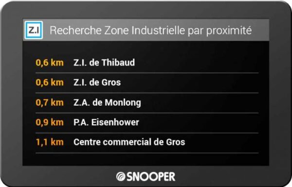 GPS Poids lourds SNOOPER PL5400 - carto gratuite à vie – Image 5