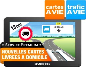 GPS Poids lourds SNOOPER PL5400 - carto gratuite à vie