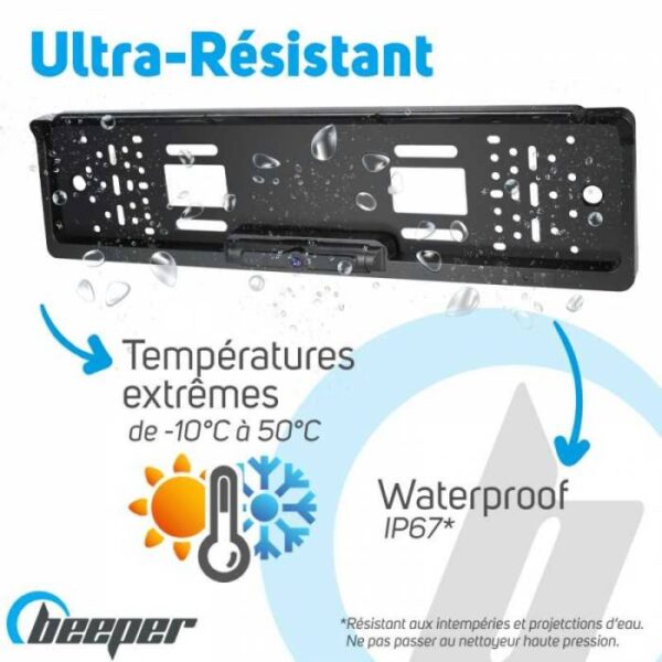 Caméra de recul solaire + écran 4,3'' BEEPER – Image 4