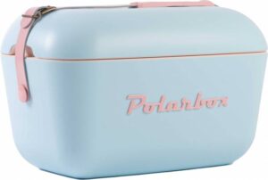 POLARBOX
Glacière 20L Bleu Pop - logo et sangle roses - POLARBOX