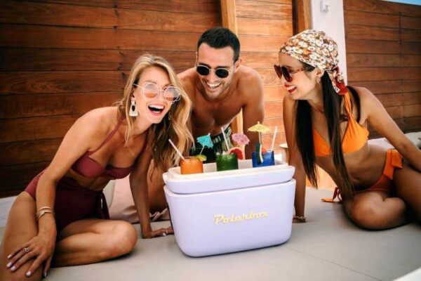 POLARBOX
Glacière 20L Mauve Pop - logo et sangle jaunes - POLARBOX – Image 2