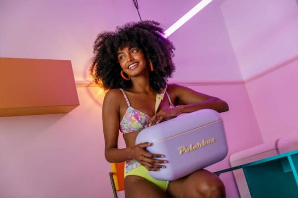 POLARBOX
Glacière 20L Mauve Pop - logo et sangle jaunes - POLARBOX – Image 3