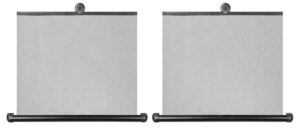 RIDEAU SOLAIRE WALSER, JEU DE 2, CLIPS ET VENTOUSE, 43X56CM