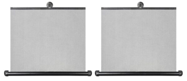 RIDEAU SOLAIRE WALSER, JEU DE 2, CLIPS ET VENTOUSE, 43X56CM