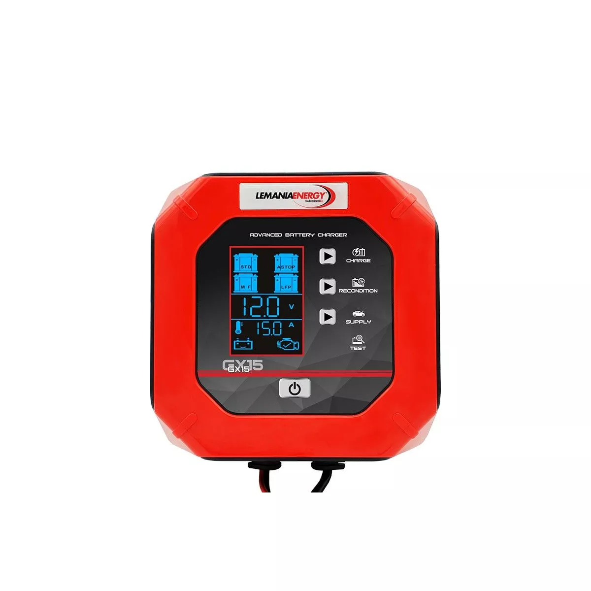 GX15 12V / 24v - 15A LEMANIA CHARGEUR