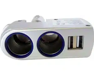 Prise allume-cigare + 2 prises USB 12/24V HTC EQUIPEMENTS