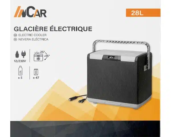 Glacière thermoélectrique 12V/230V INCAR 28L – Image 2